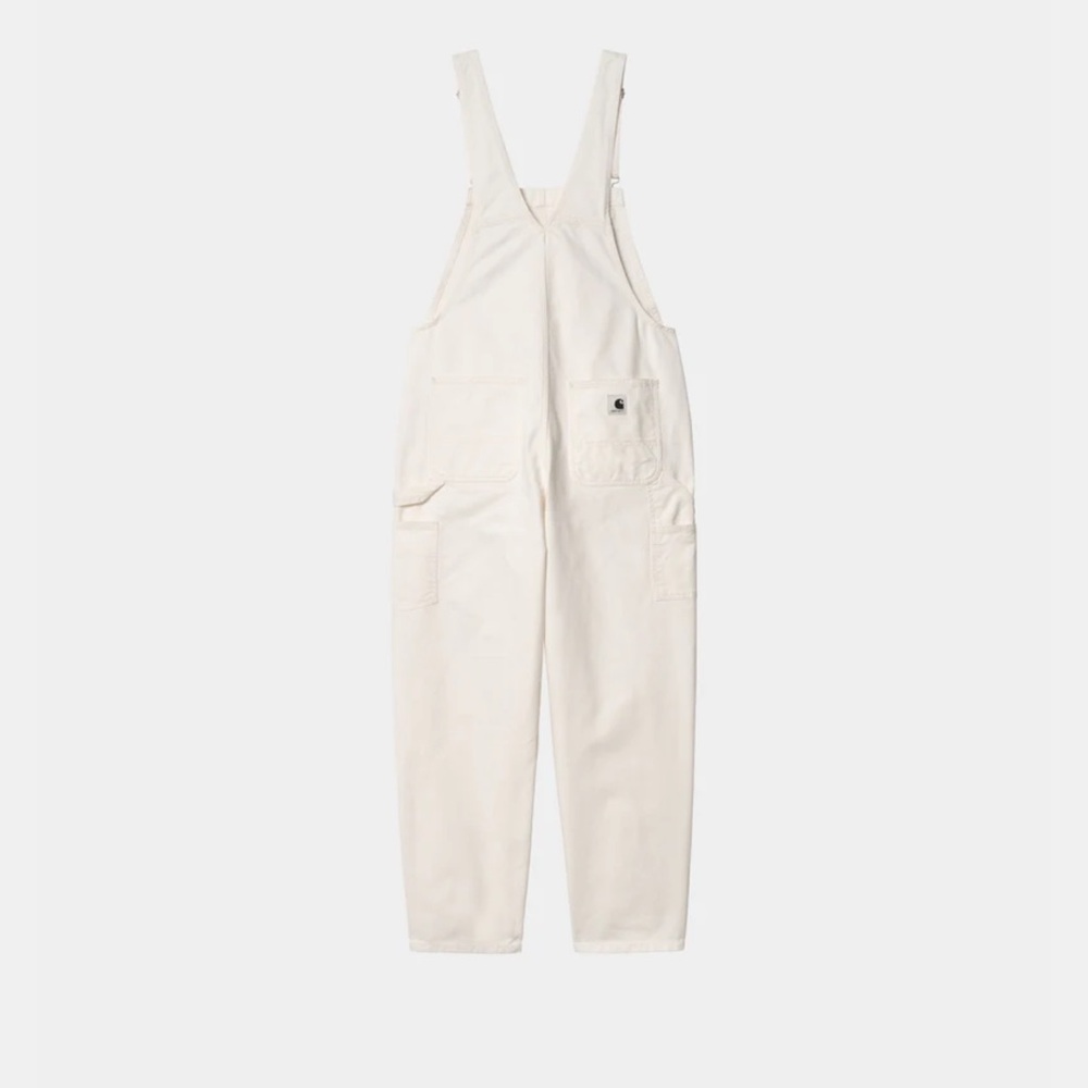 Carhartt WIP white bib overall (L)